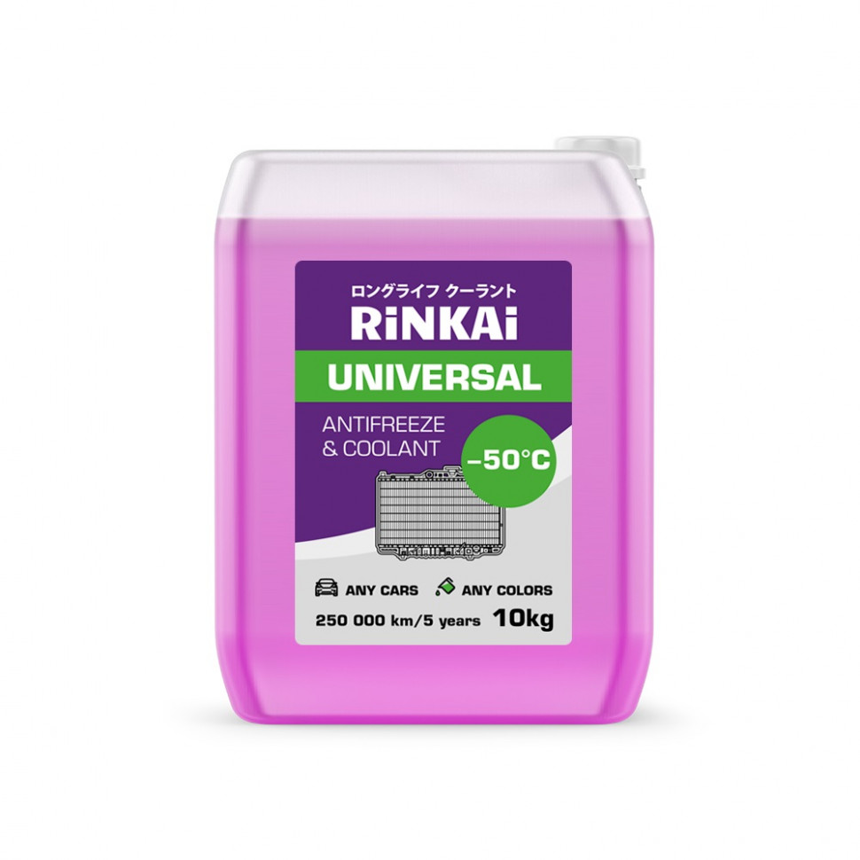 Антифриз Rinkai G 12++ Universal -50С 10кг