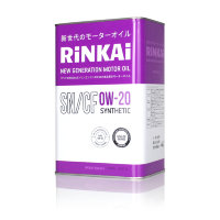 Синтетическое моторное масло Rinkai 0W-20 4 л